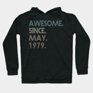 41th Birthday gift 41 Years Old Awesome Since May 1979 Hoodie